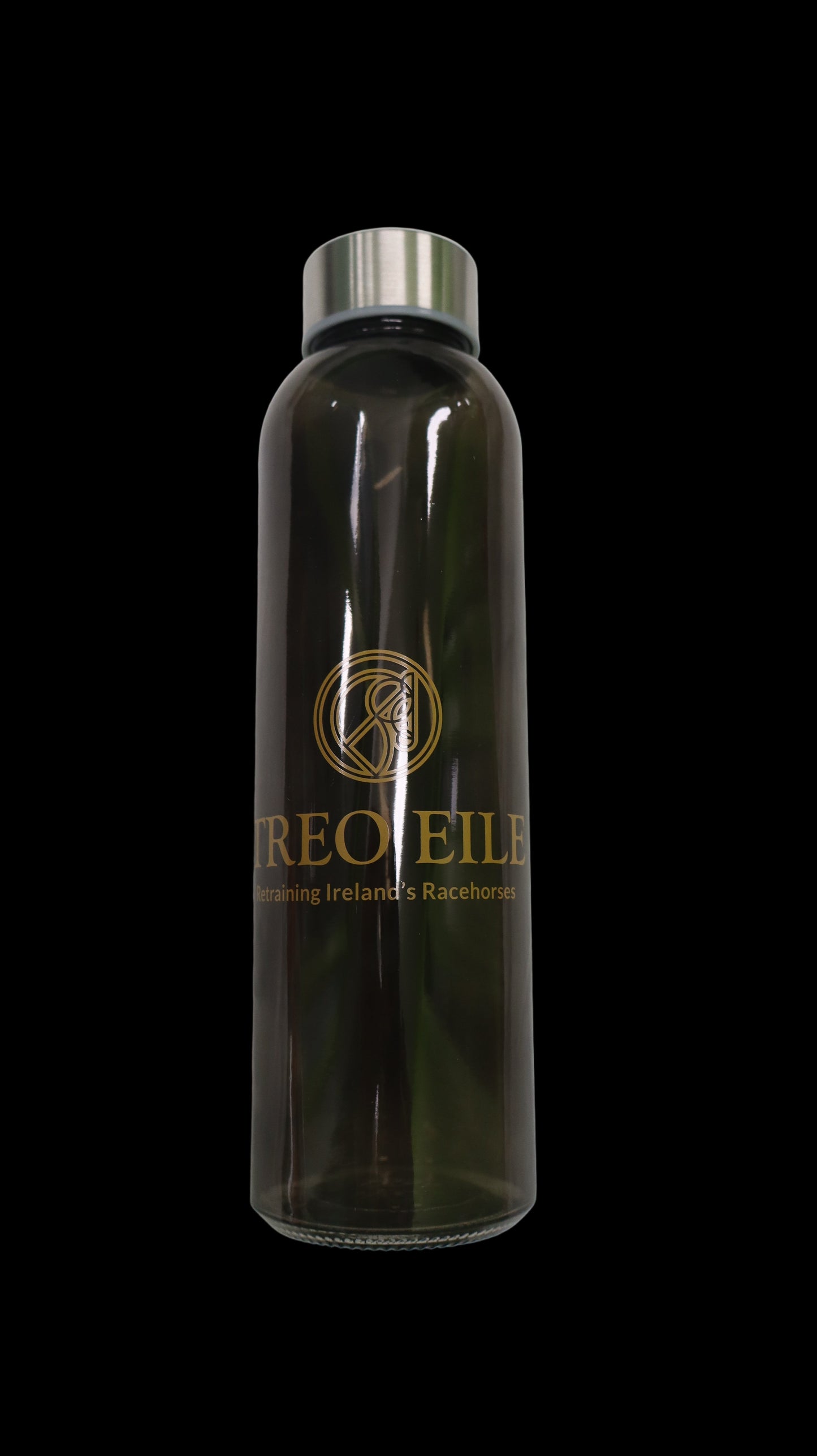 Treo Eile Glass Water Bottle 500ml Screw Top Lid
