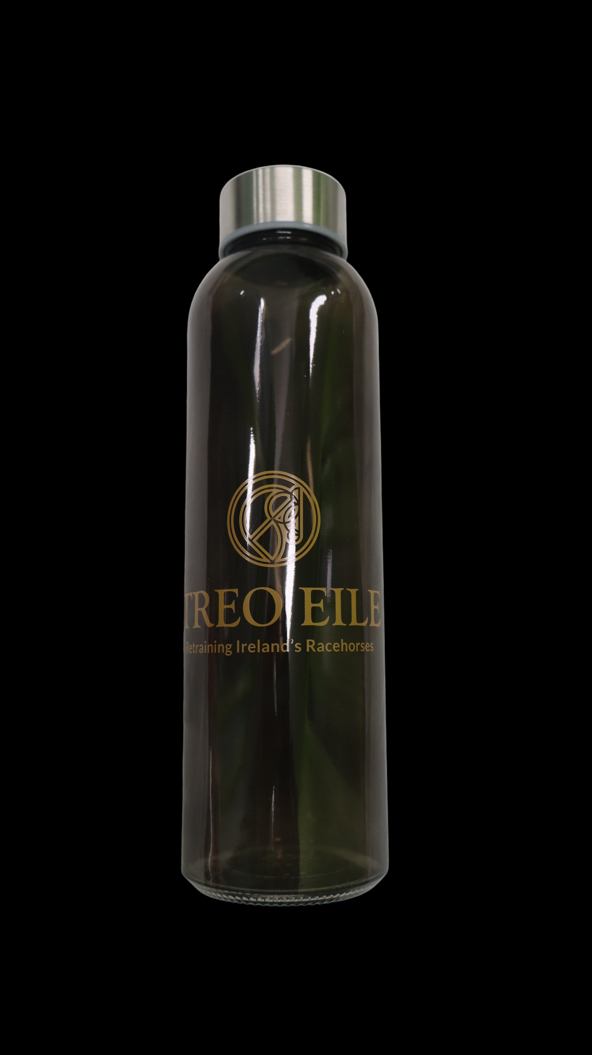 Treo Eile Glass Water Bottle 500ml Screw Top Lid