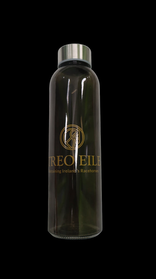Treo Eile Glass Water Bottle 500ml Screw Top Lid